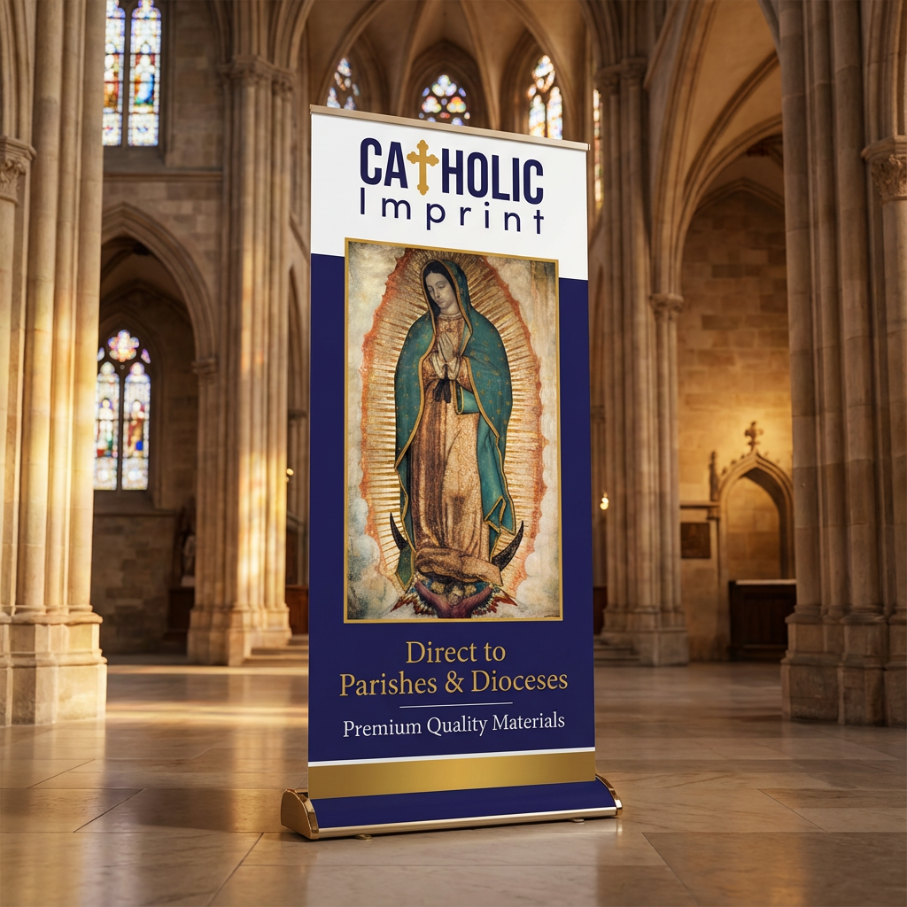 Custom Retractable Banners – Catholic Imprint