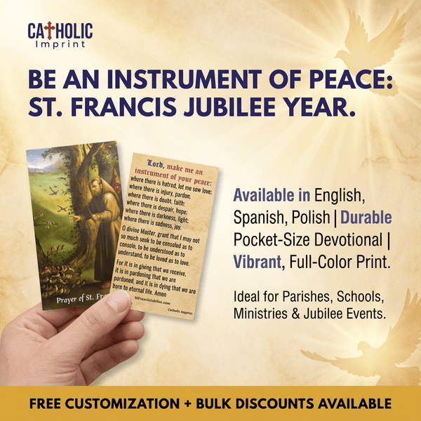 Prayer of St. Francis Holy Card - Prayer of St. Francis Card | Pocket ...