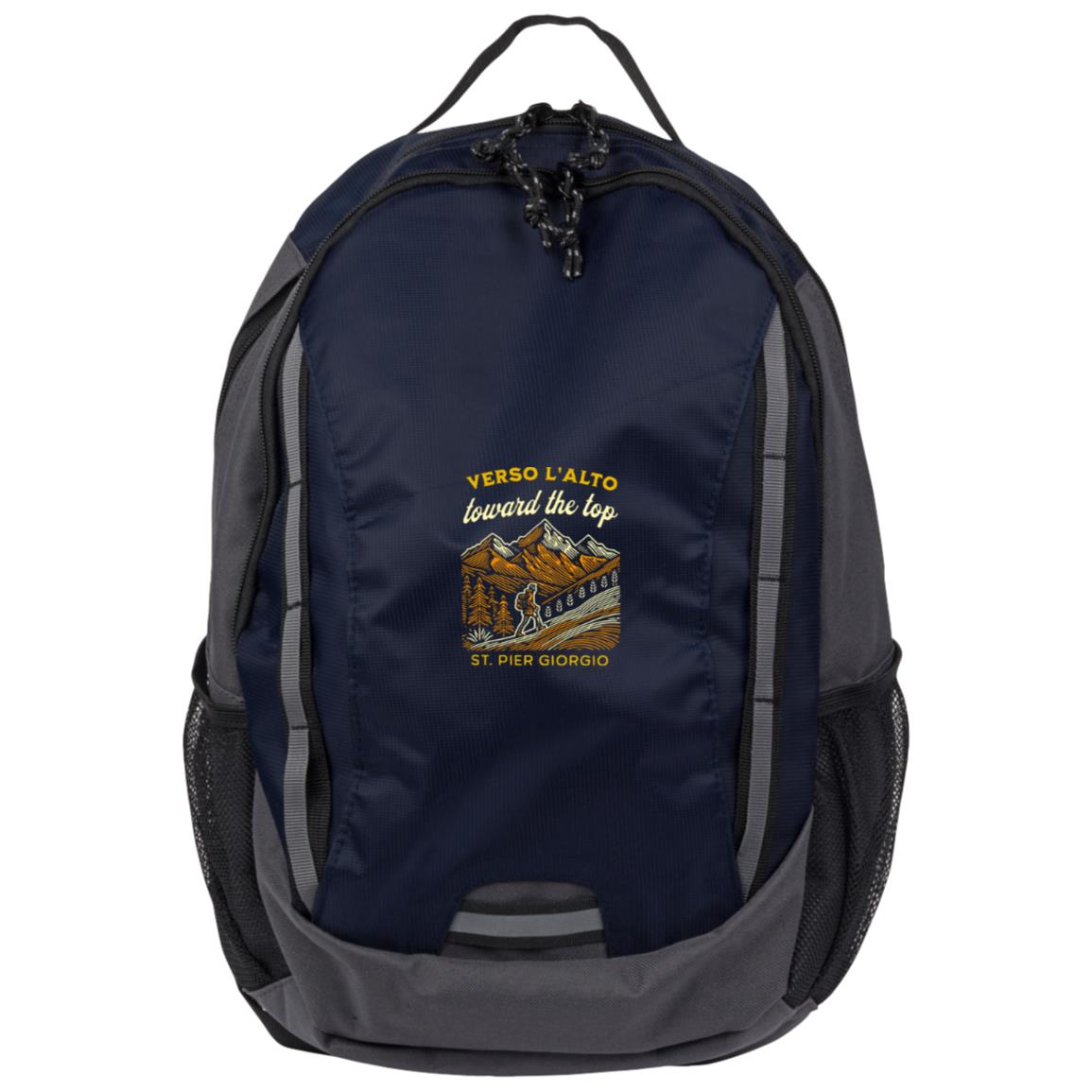 St. Pier Giorgio Backpack, Verso L'Alto, Toward the Top Back to School
