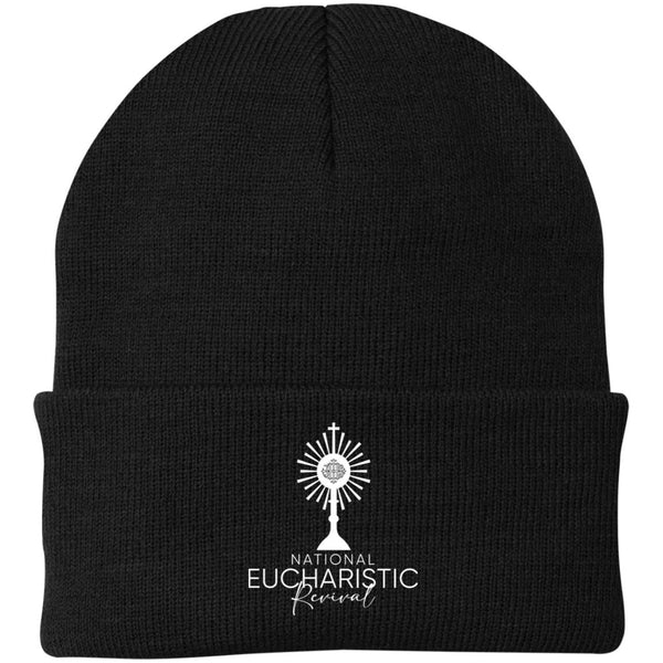 Eucharistic Revival Official Real Presence Embroidered Knit Cap ...