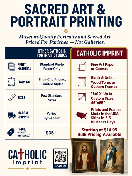 Catholic Portraits, Museum Quality Archival Prints for Diocese, Parish ...