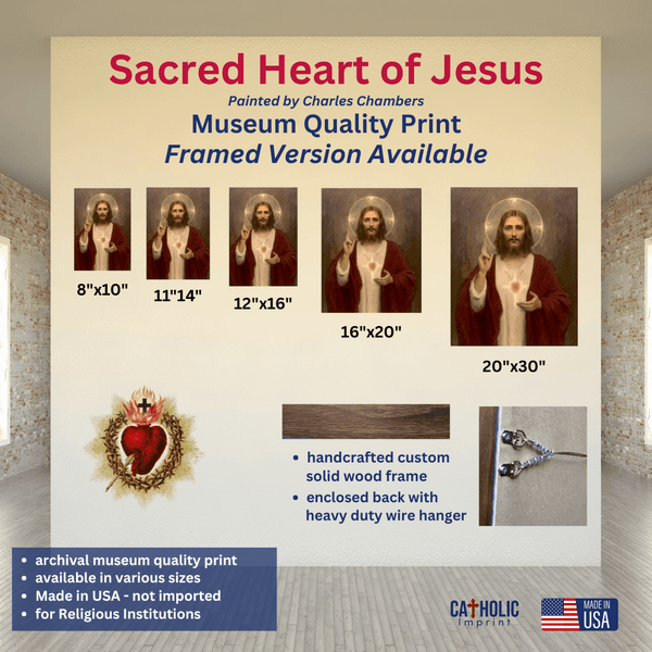 Sacred Heart Artwork - Sacred Heart Artwork | Quality Prints & Frames ...