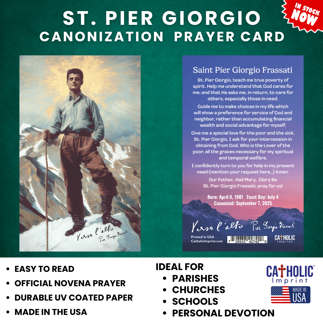St. Joan Of Arc Relic Laminated Holy Card – Blessed By Pope Francis, Made In Italy